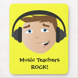 Musik-Lehrer-Rock! Mousepad