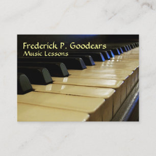 Musik-Lehrer-Visitenkarte Visitenkarte