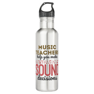 Musik-Lehrer-Wertschätzung Geschenk-Sound-Entsche Edelstahlflasche