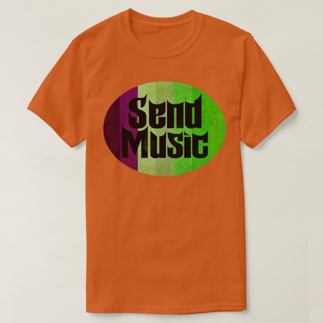 Musik-Liebe senden T-Shirt (Design vorne)