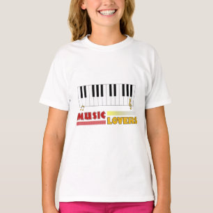 Musik Liebhaber der Pianobar Kunst, Dichtung und M T-Shirt