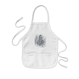 Musik liebt Treble Clef Design Kinderschürze