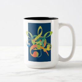 Musik Liebt zweifarbige Kaffee-Tasse Tasse