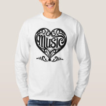 Musik Lover Elegantes Rodelherz