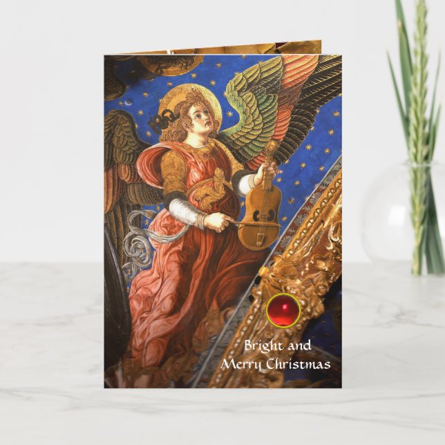 MUSIK MACHEN ANGEL MIT EINEM VIELEN Weihnachten (Vorderseite)