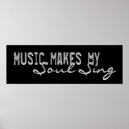 Musik macht mein Soul zum Poster