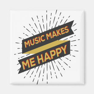 Musik macht mich glücklich magnet