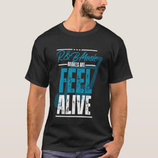 Musik macht mich lebendig - Funny Musican T-Shirt