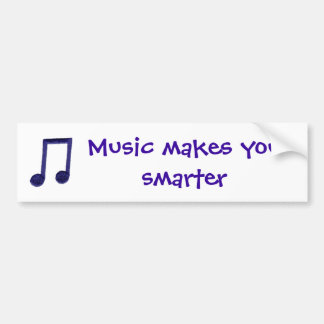 Musik macht Sie intelligenter Autoaufkleber