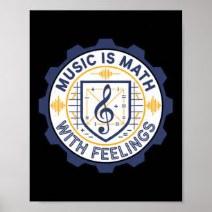 Musik-Mathe Mit Gefühlen Lehrer Bynd  Poster