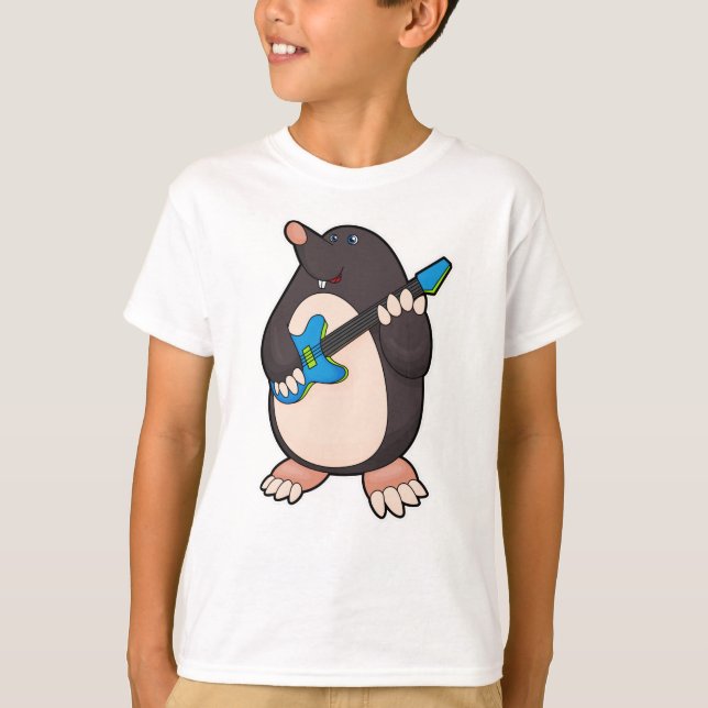 Musik mit Gitarre T-Shirt (Vorderseite)