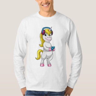 Musik mit Kopfhörer hören T-Shirt