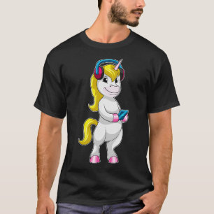 Musik mit Kopfhörer hören T-Shirt