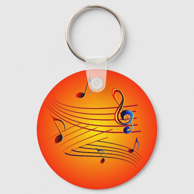 Musik music schlüsselanhänger (Vorderseite)