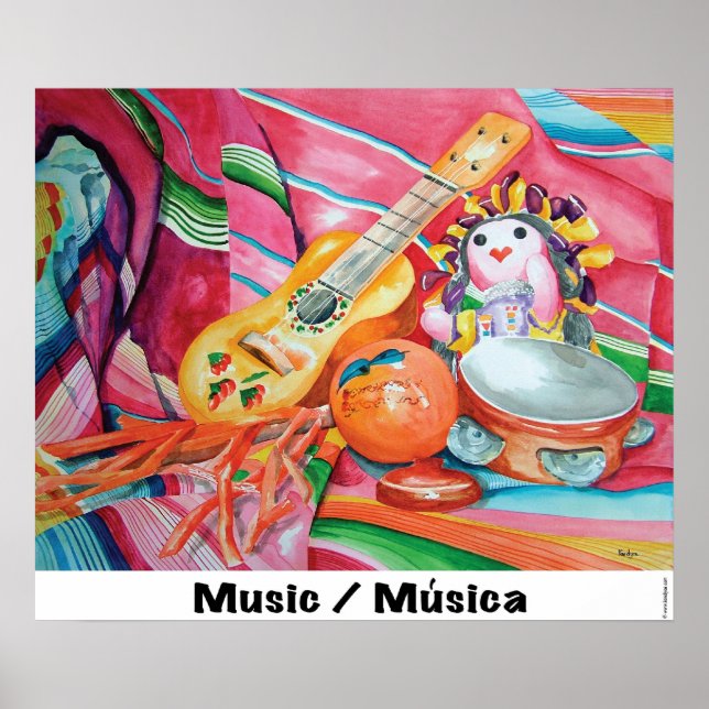 Musik/Música Poster (Vorne)