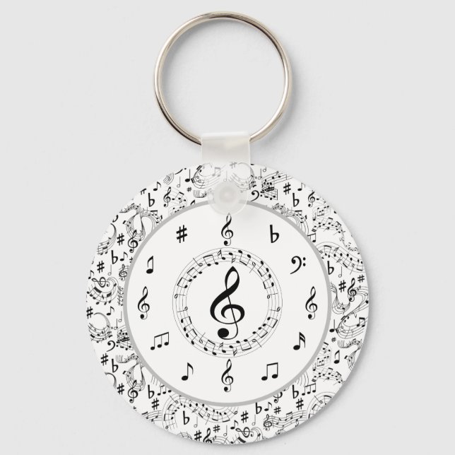 Musik, Musikhinweise Schlüsselanhänger (Vorderseite)