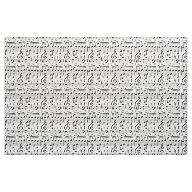 Musik-Mustergewebe Stoff (Fat Quarter (45,7 x 55,9 cm))