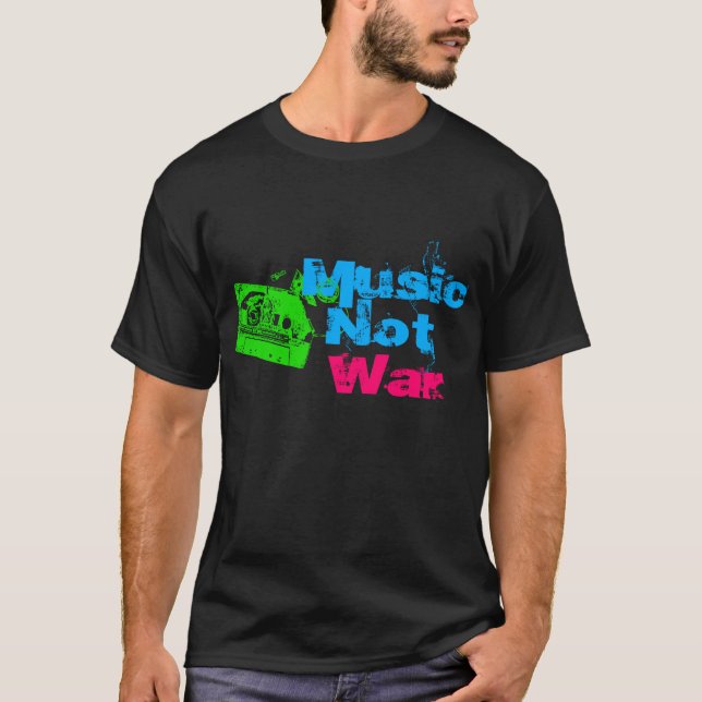Musik-nicht Krieg T-Shirt (Vorderseite)