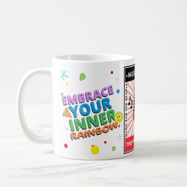 MUSIK NIGHT, INNER RAINBOW KAFFEETASSE (Links)