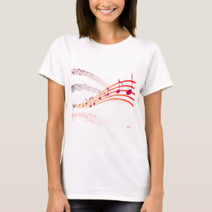 Musik, Noten, Klon T-Shirt