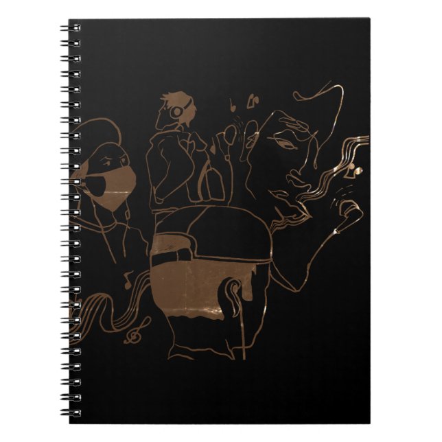 Musik Notizblock (Vorderseite)