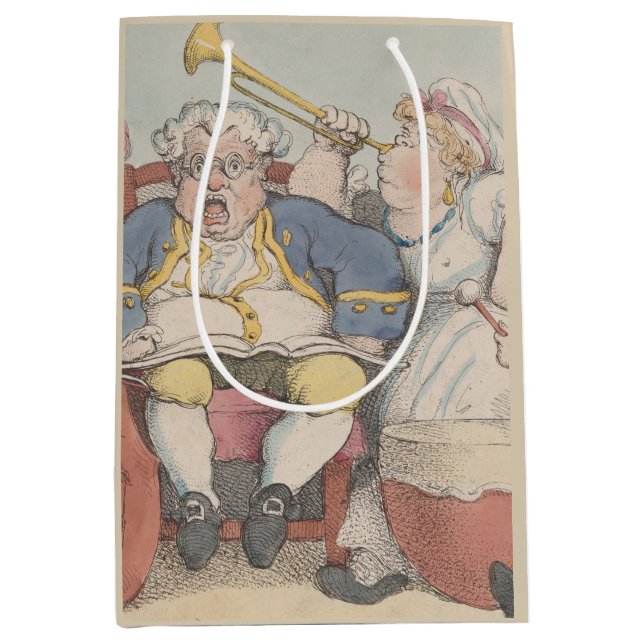 Musik - Papiertasche Mittlere Geschenktüte (Vorderseite)