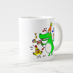 Musik-Party Jumbo-Tasse
