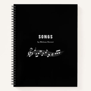 Musik Pentagram Notizbuch