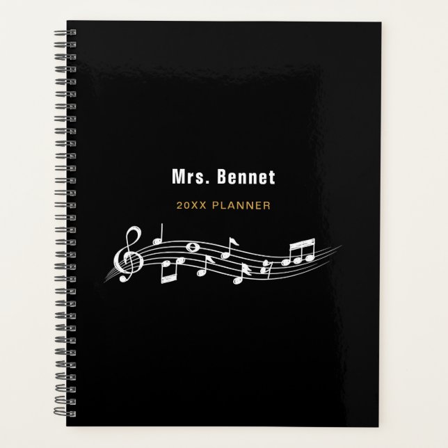 Musik Pentagram Planer (Vorderseite)