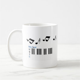 Musik Piano Key Musiknote Kaffeetasse