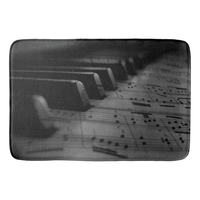 Musik Piano Keys Badematte (Vorderseite)