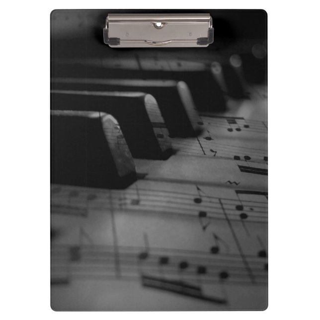 Musik Piano Keys Klemmbrett (Vorderseite)