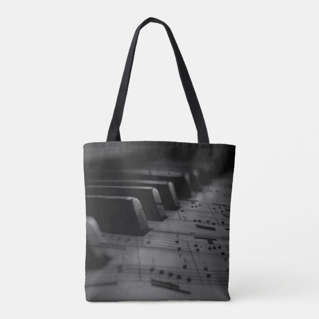 Musik Piano Keys Tasche (Rückseite)