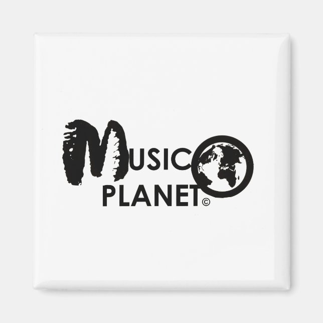 MUSIK PLANET MERCH MAGNET (Vorne)