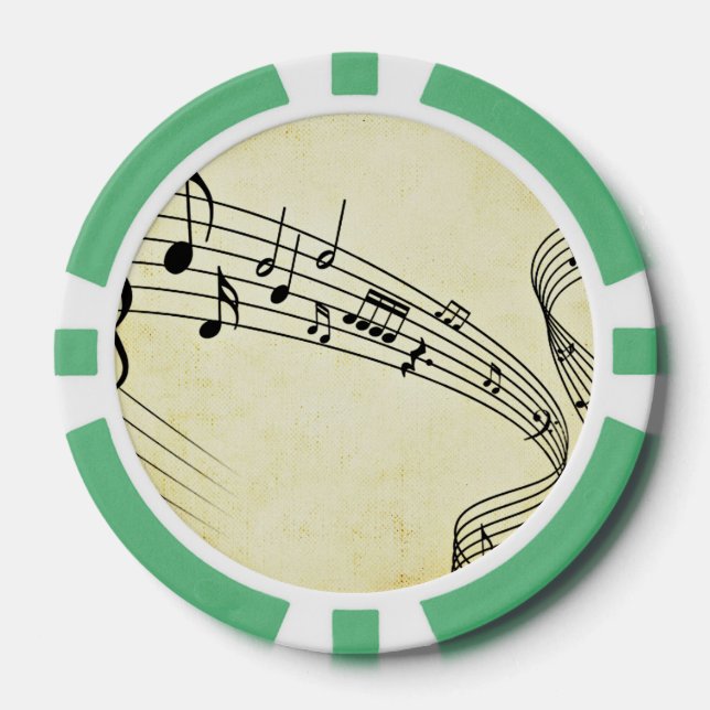 Musik Pokerchips (Vorderseite)