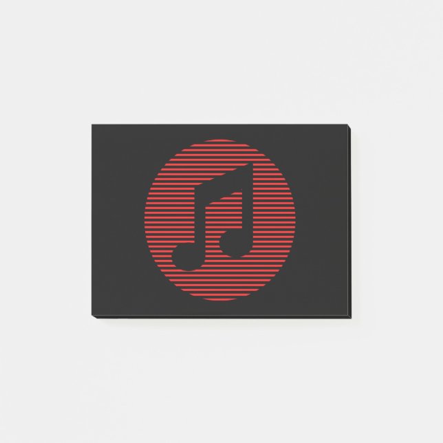 Musik Post-it Klebezettel (Vorderseite)
