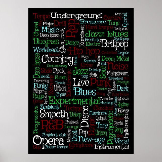 Musik Poster (Vorne)