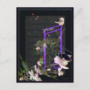 Musik Postkarte