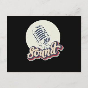 Musik Postkarte