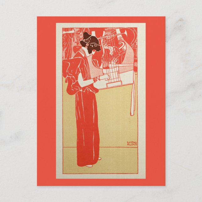 Musik Postkarte (Vorderseite)