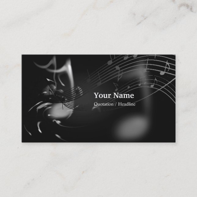 Musik-private Lehrer-Visitenkarte Visitenkarte (Vorderseite)