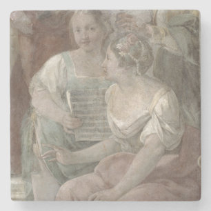 Musik-Raum (Fresko) (Detail von 60259) Steinuntersetzer