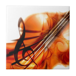 Musik reihte Instrument-Violinen-Schicksals-Tanz a Fliese