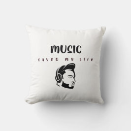 Musik Rettete mein Leben Kissen