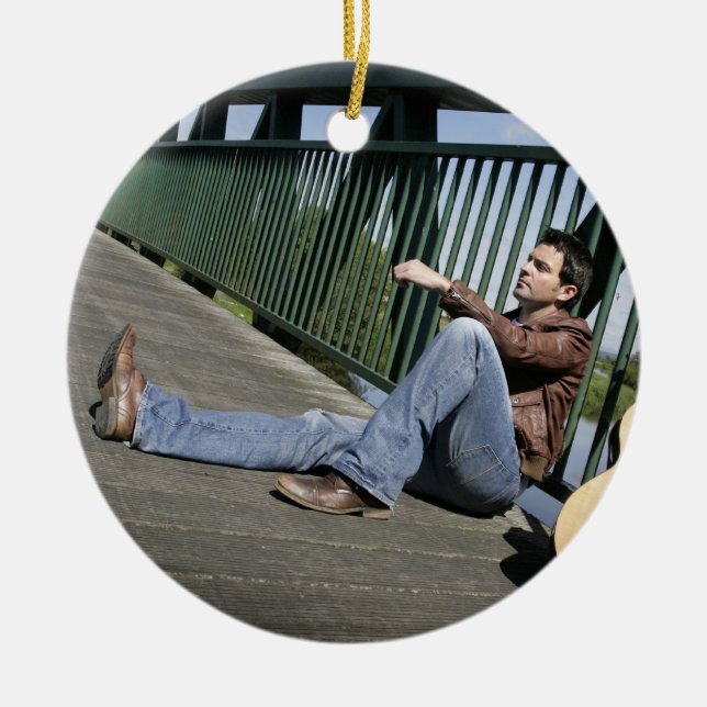 Musik Ryans Kelly - Verzierung - Gitarre Keramikornament (Vorne)