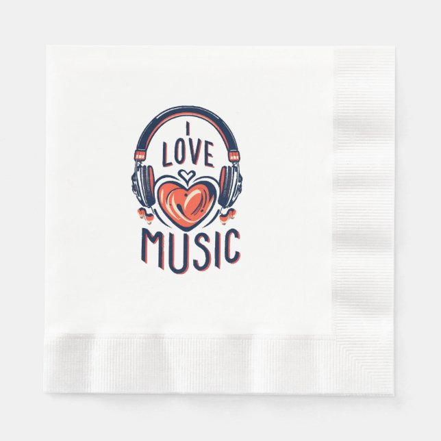Musik  serviette (Vorderseite)