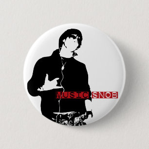 Musik-Snob Button