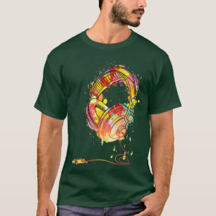 Musik-Sound von DJ Headphones T-Shirt