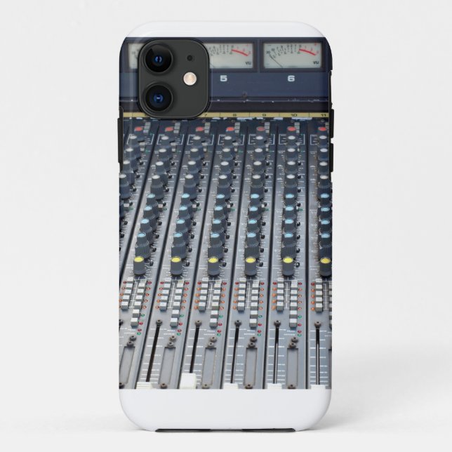 Musik soundboard Sound-Kartenmischer Case-Mate iPhone Hülle (Rückseite)