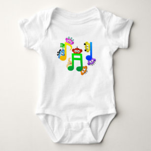 Musik-Spaß-Anmerkungen von Planetpeekaboo Baby Strampler